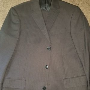 Mens three button single breasted suit